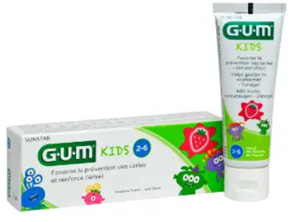 Gum Dentifrice Kids 2-6 50ml