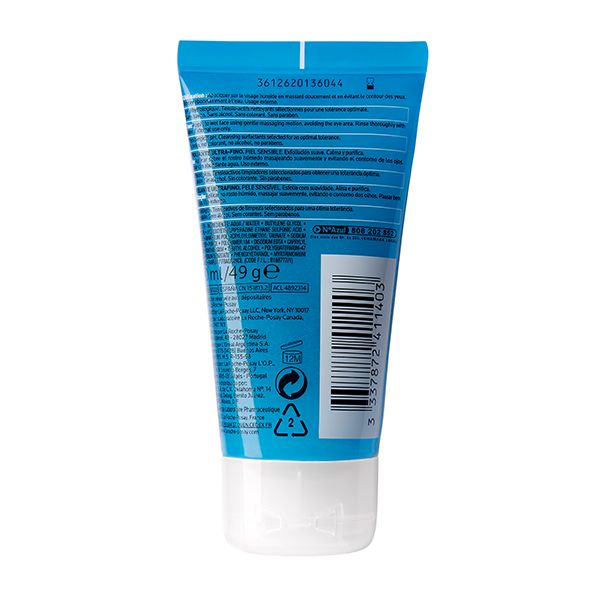 la roche-posay gommage surfin exfoliant physiologique peau sensible 50ml