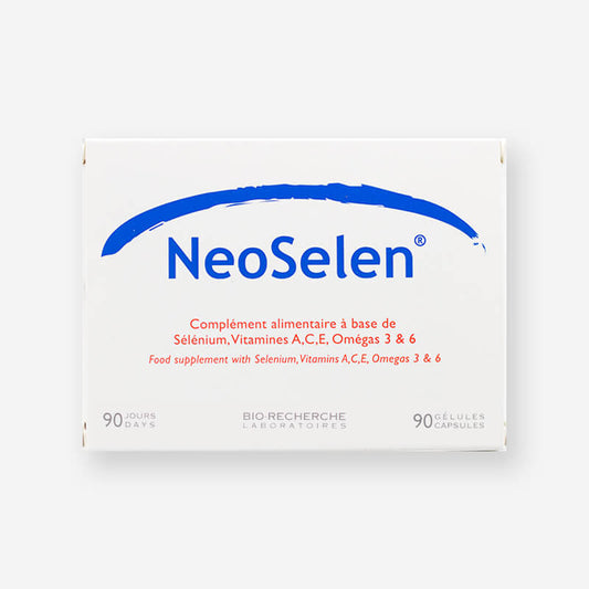 boîte-neoselen-antiage-antyoxidant-90-gelules-laboratoires-biorecherche