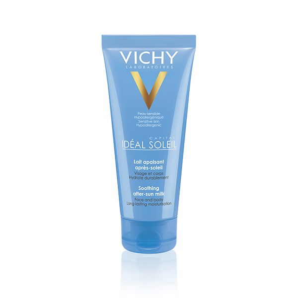 vichy capital soleil lait apaisant apres-soleil peau sensible 300ml