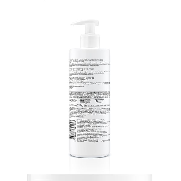 vichy dercos shampoing energisant anti-chute 400ml